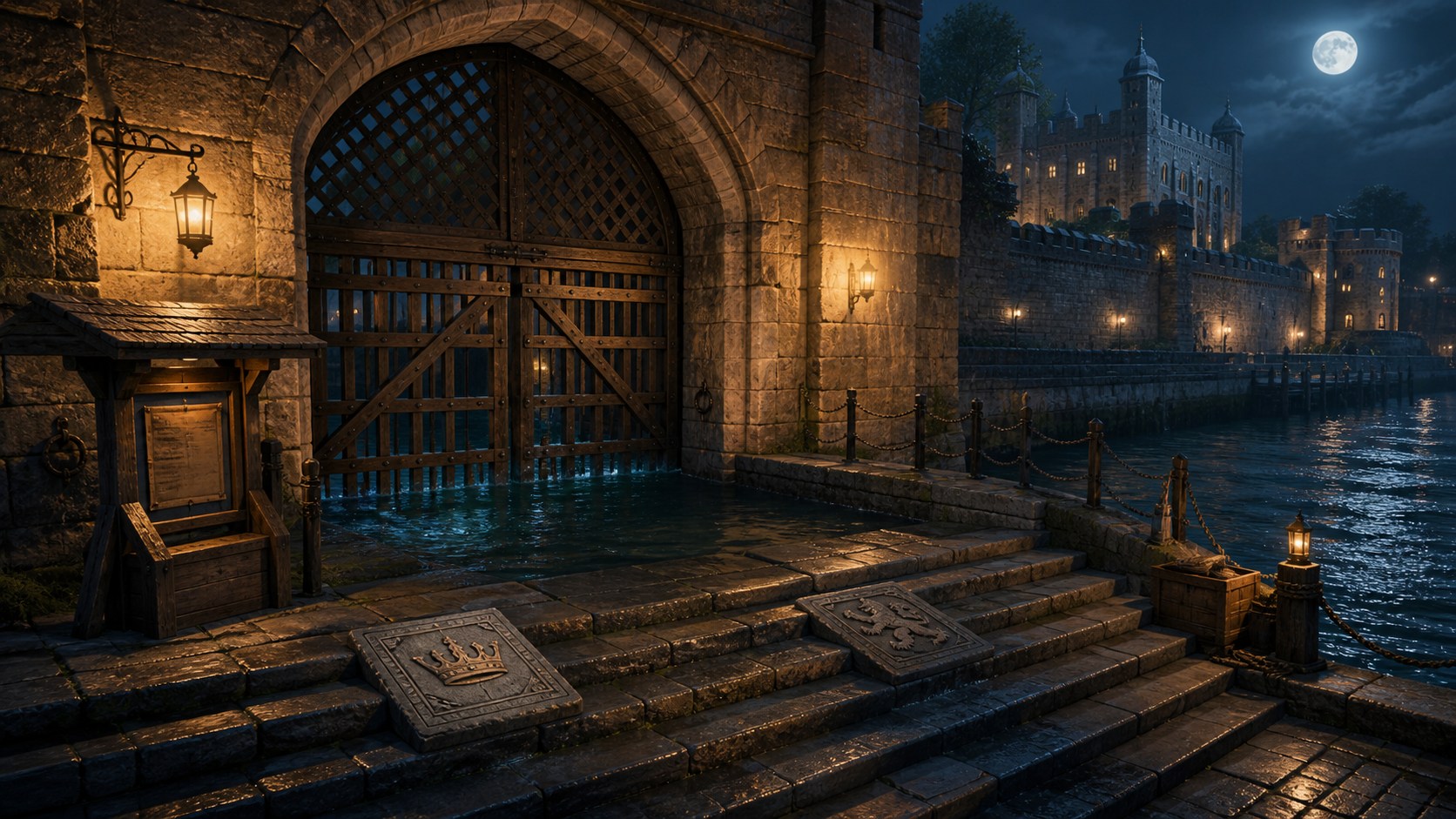 Tower of London at night
